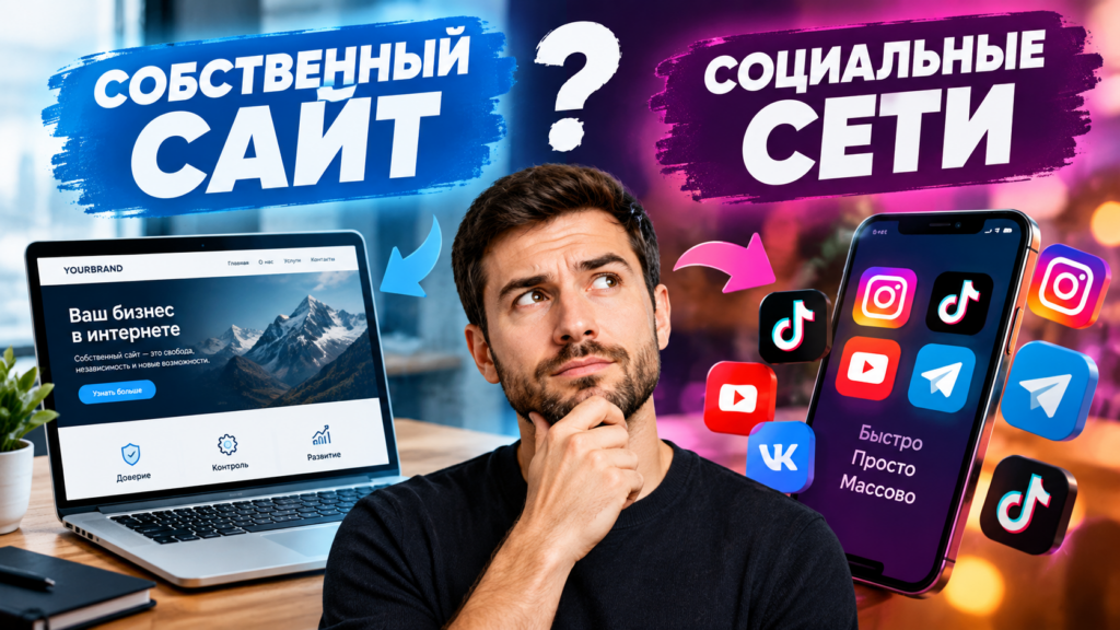 как создать веб сайт